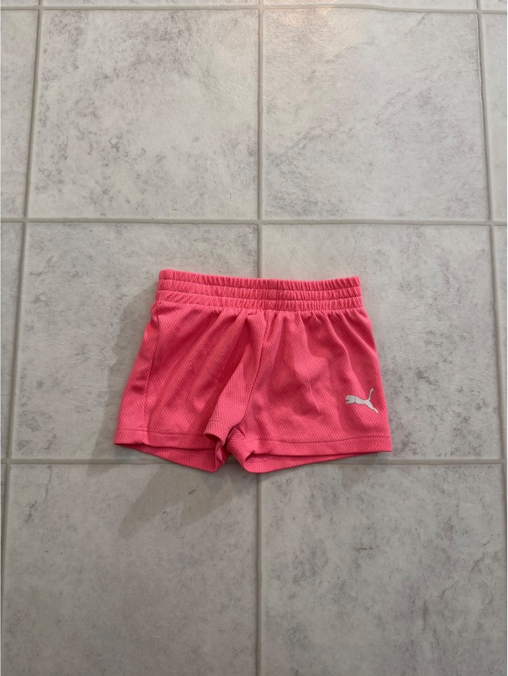 Puma pink athletic shorts